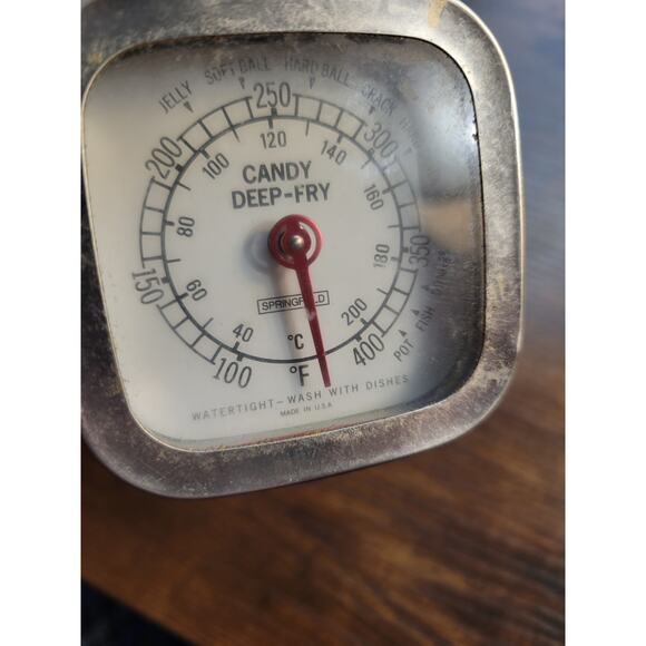 Vintage Springfield Candy/Deep-Fry Thermometer - 100-400 deg - Picture 5 of 6
